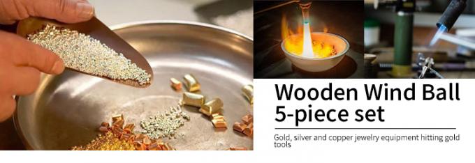 Zestaw palnika spawalniczego ze skóry tygrysiej i drewna dętego 0